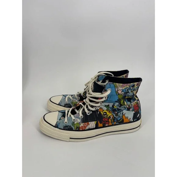 Converse Sneaker Unisex Mens 8 Womens 10 Batman 80th Anniversary Chuck 70 Hi - Picture 4 of 14